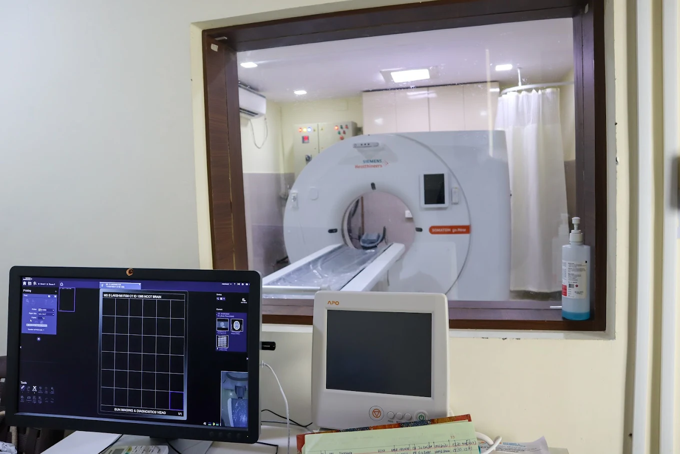 CT scan room at Sun Imaging and Diagnostics
